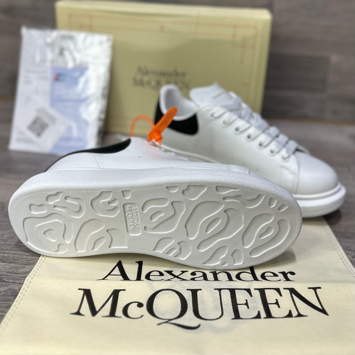 Alexander McQueen White 1 Sneaker NO