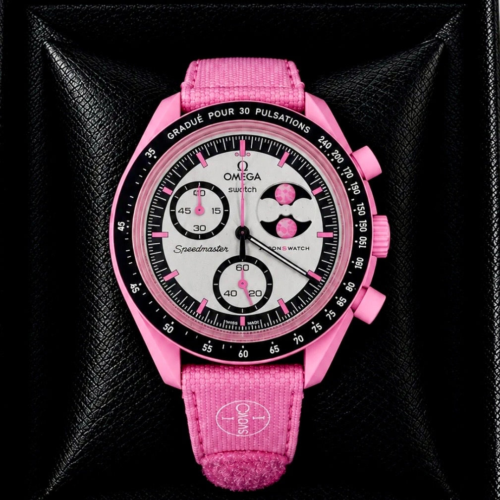 Omega x Swatch Bioceramic “MoonSwatch Mission to the Pink Moonphase»