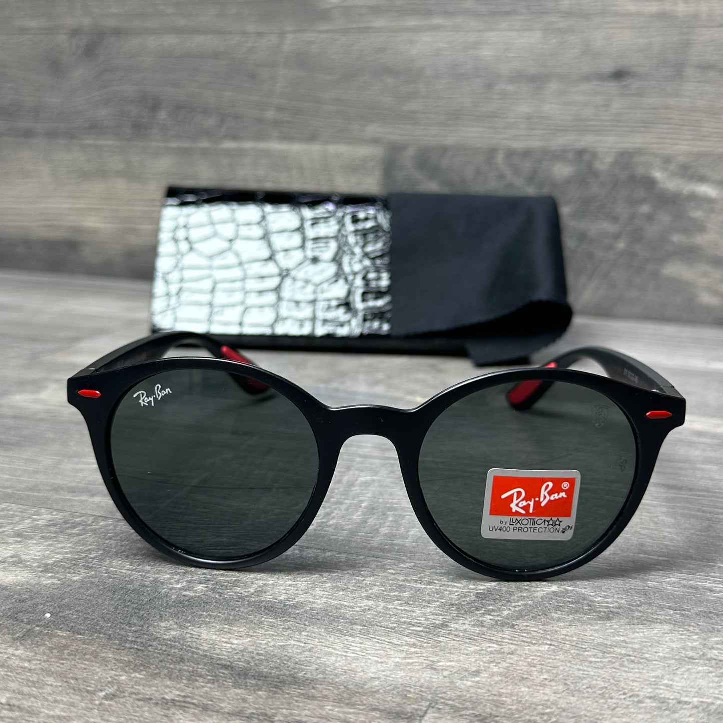 RayBan 024 - Black Red 2025