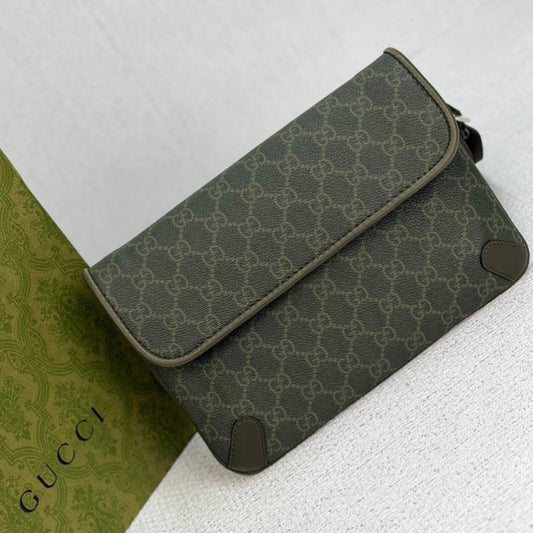 Gucci GG Monogram Small Belt Bag Green