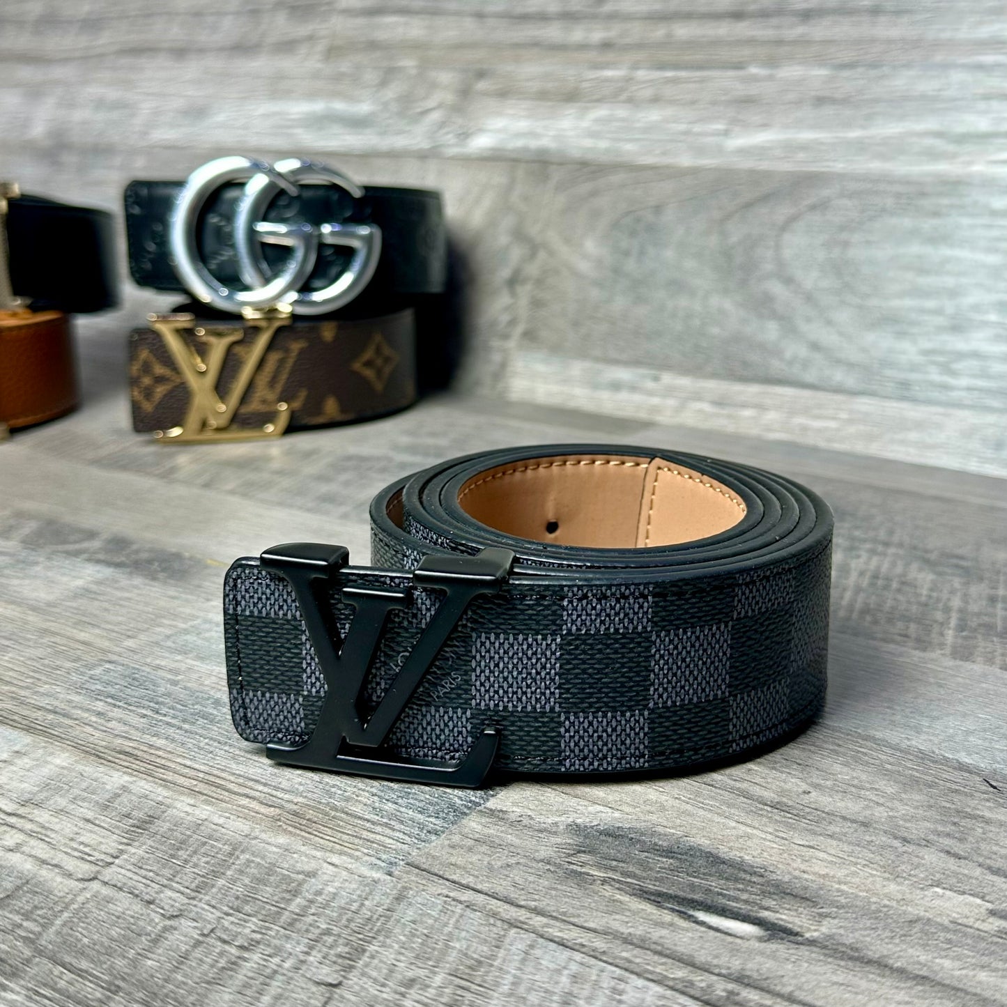 Louis Vuitton Belt Initiales 1 Black