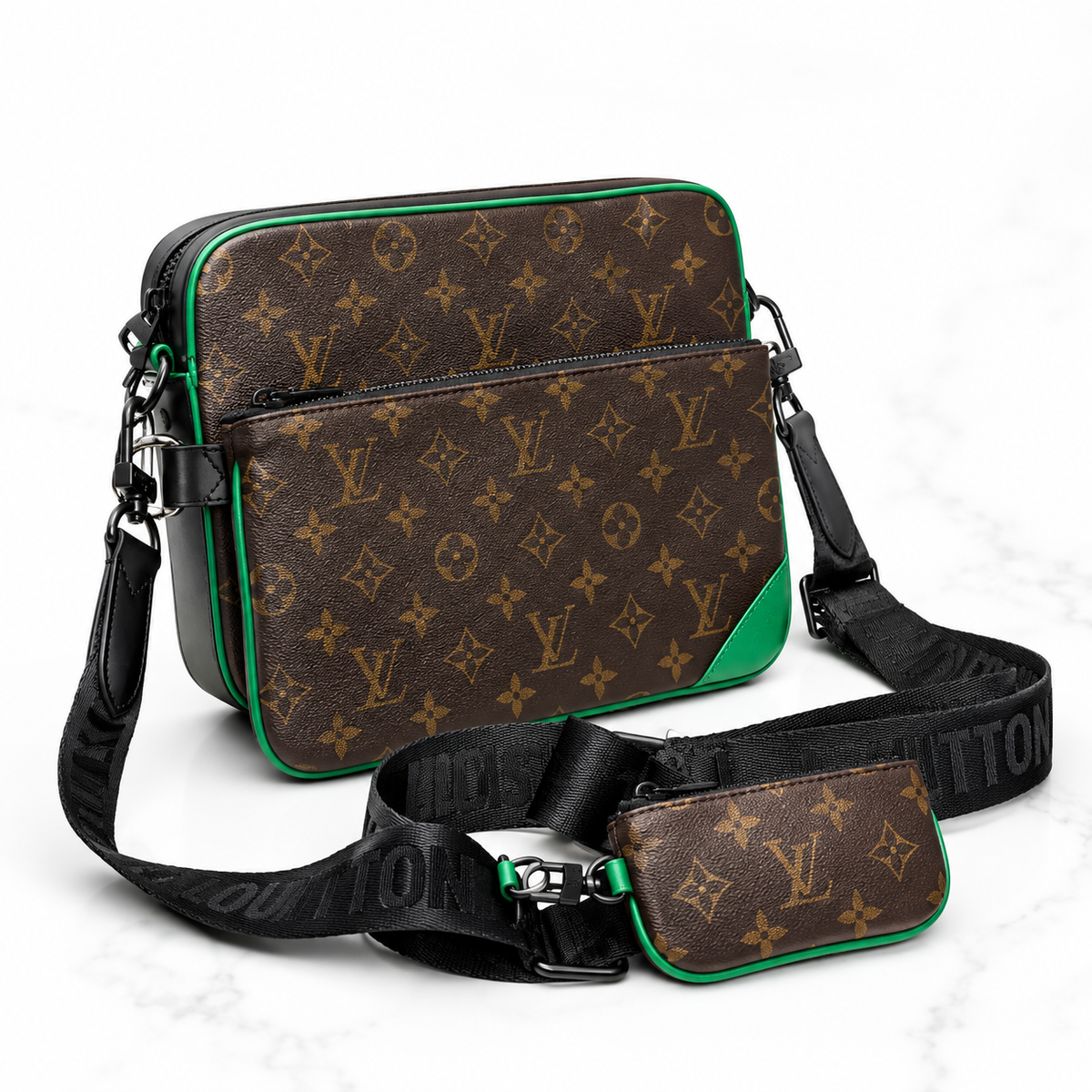 Louis Vuitton Trio Brown Green 2026