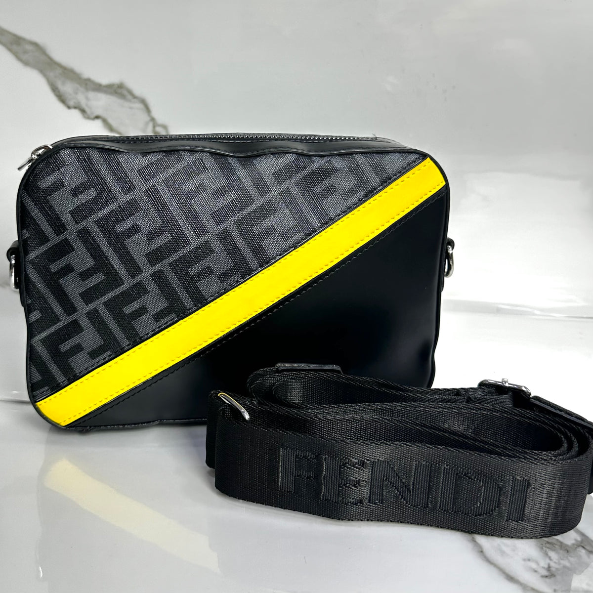Fendi Diagonal F4 Monogram