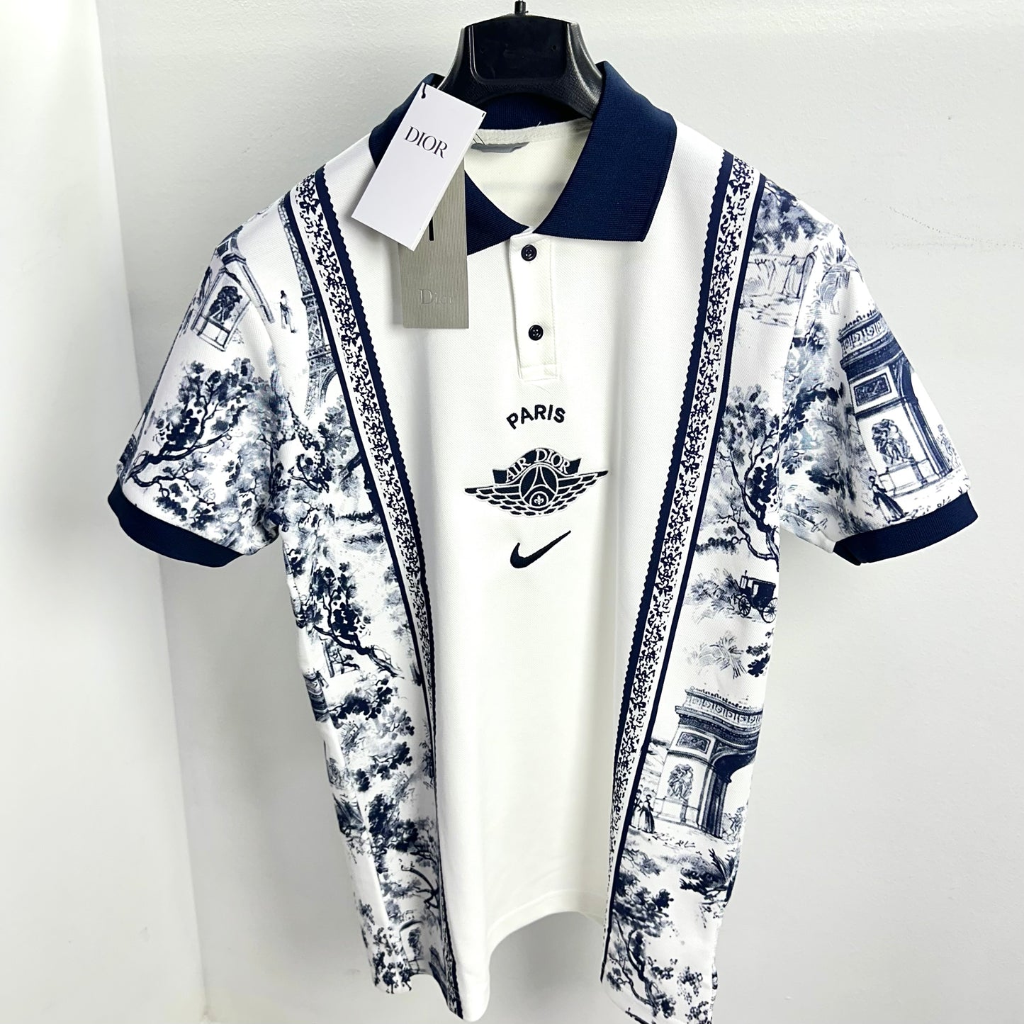 Dior X Air Jordan Paris White Navy Blue
