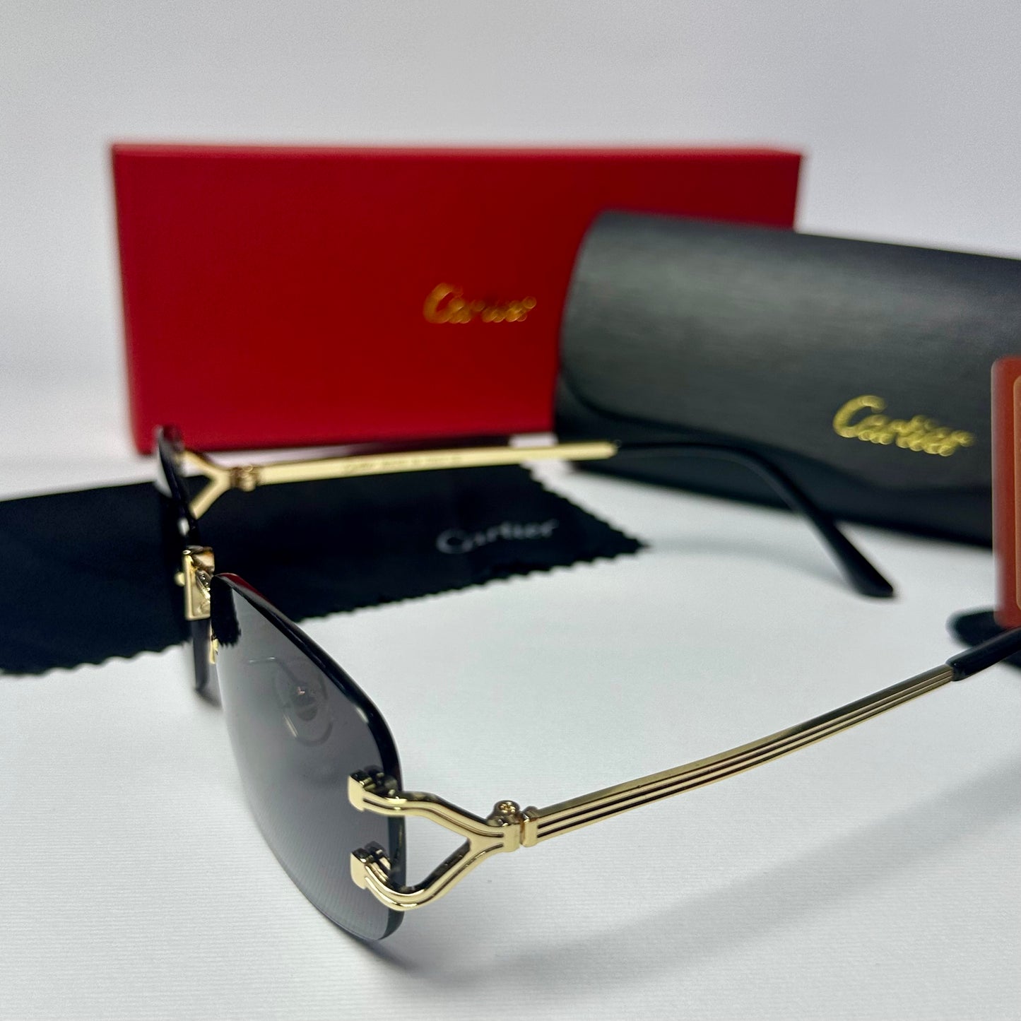 Cartier Rectangle SS26 Black