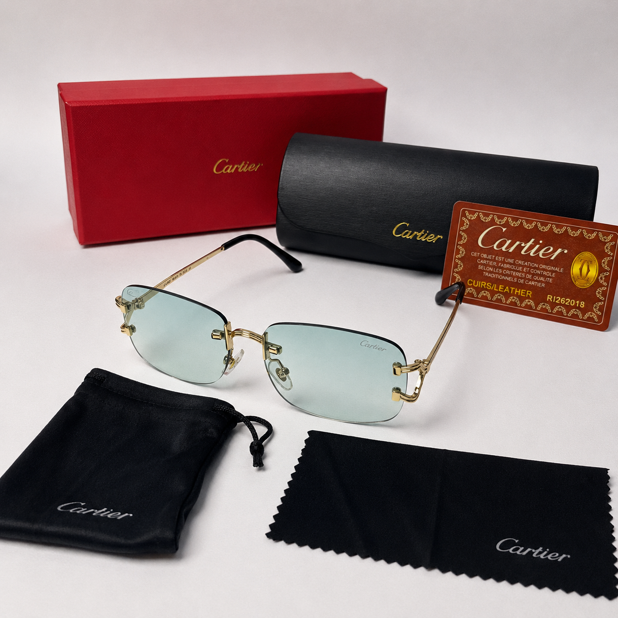 Cartier Rectangle SS26 Clear
