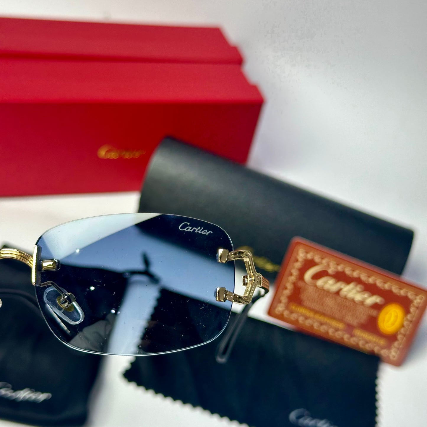 Cartier Rectangle SS26 Blue