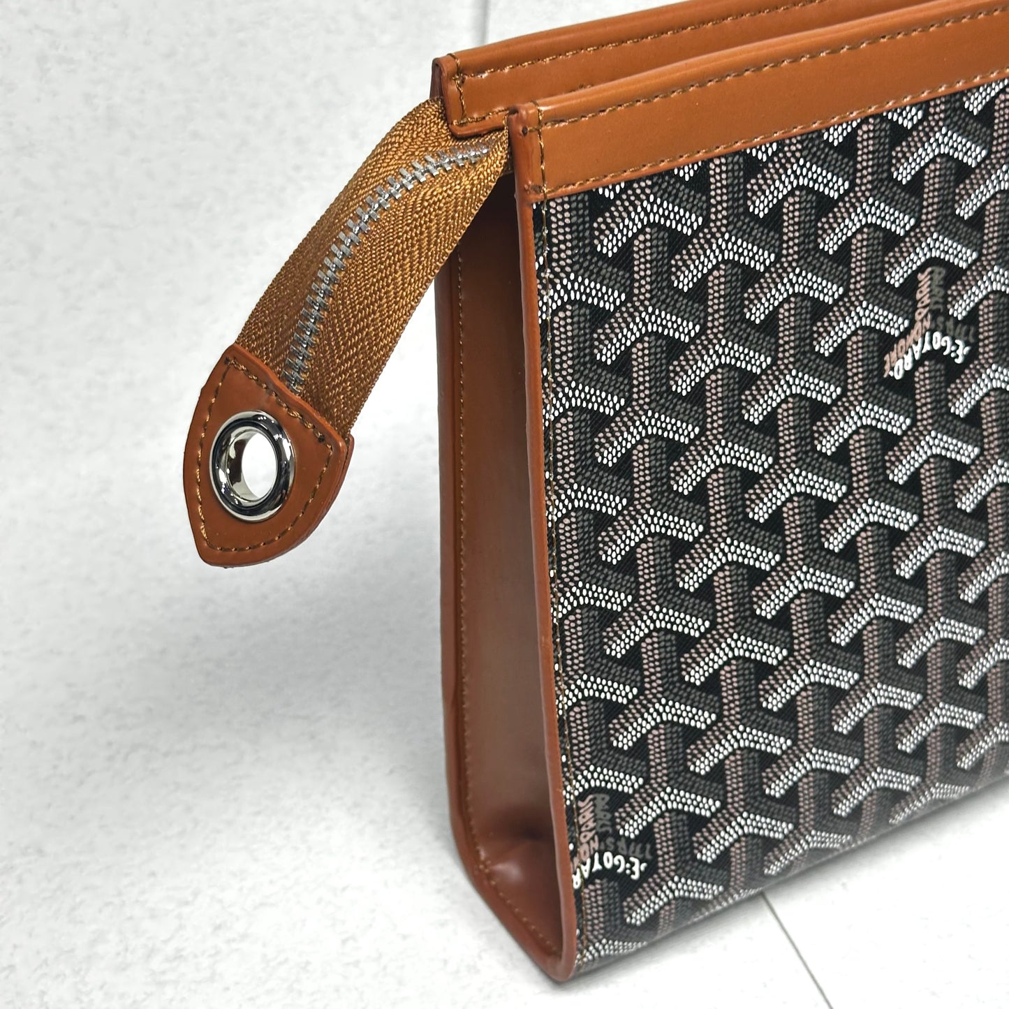 Goyard Envelope Black Brown