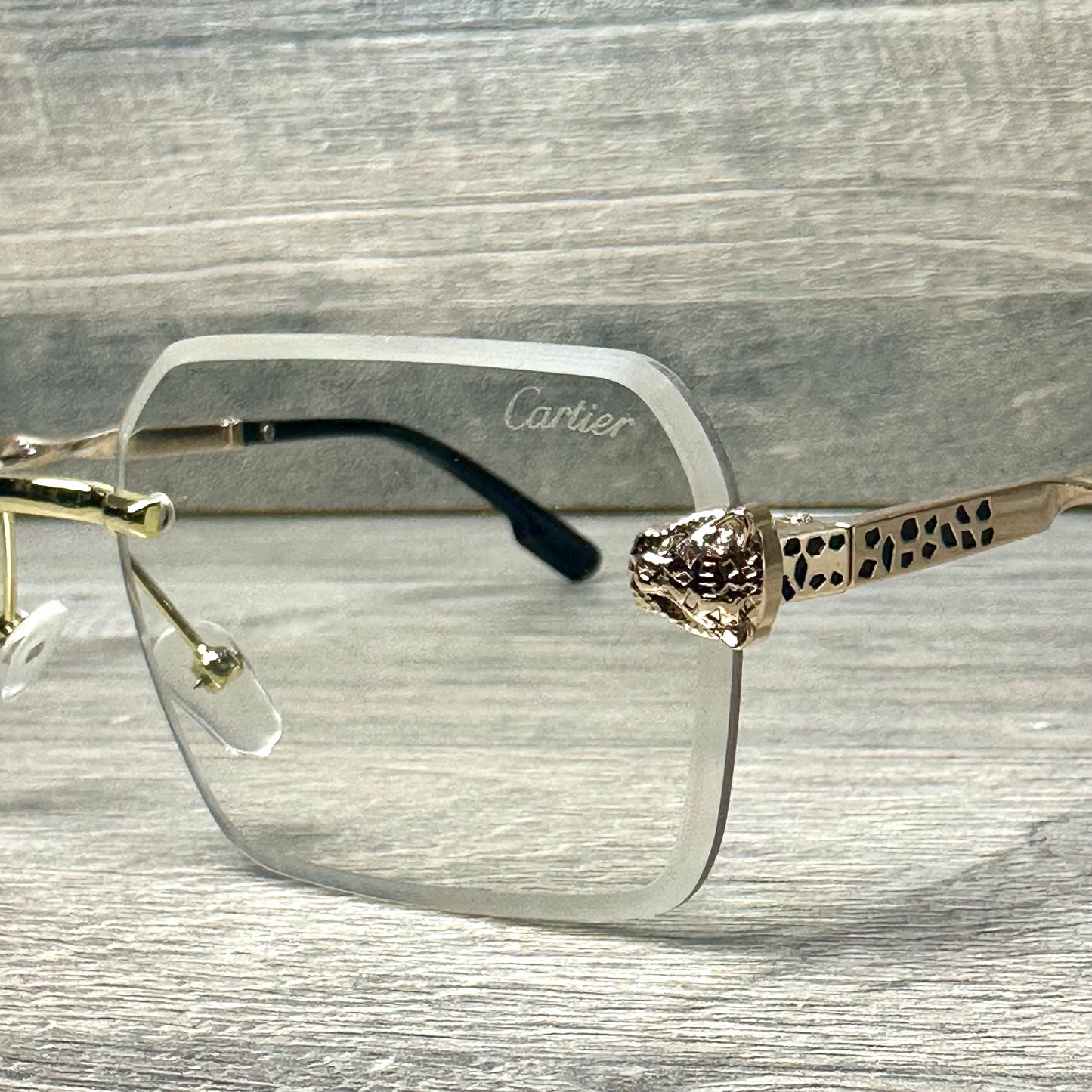 Cartier Eyewear Rectangle Frame Rimless