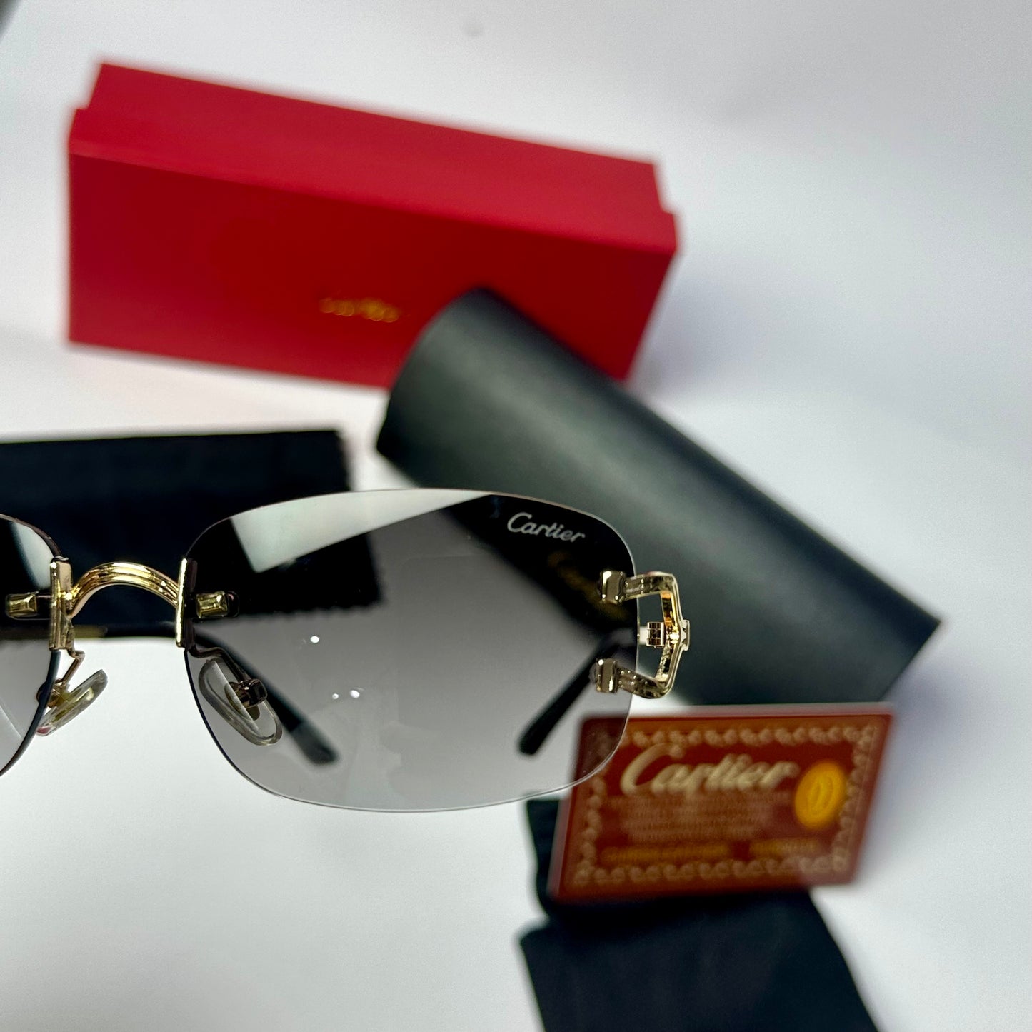 Cartier Rectangle SS26 Black