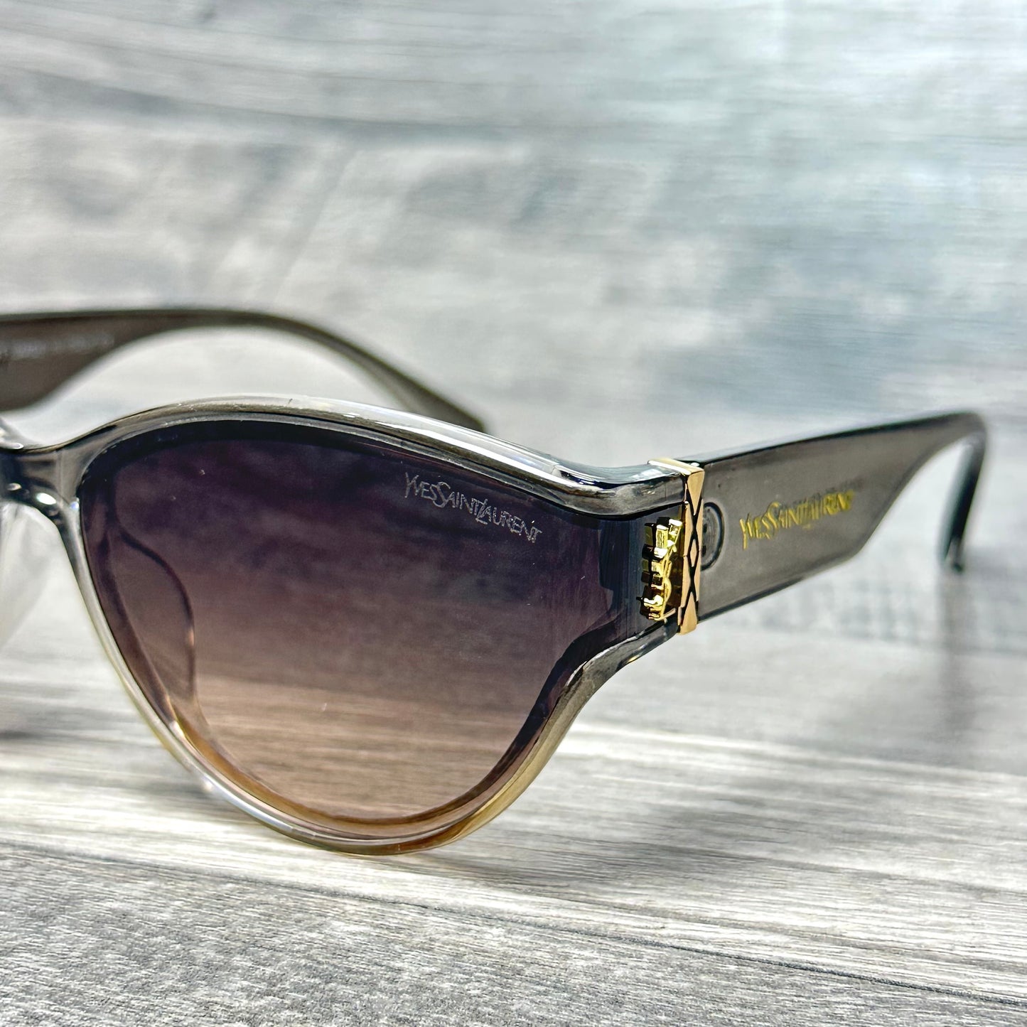 Yves Saint Laurent Grey Brown G-71