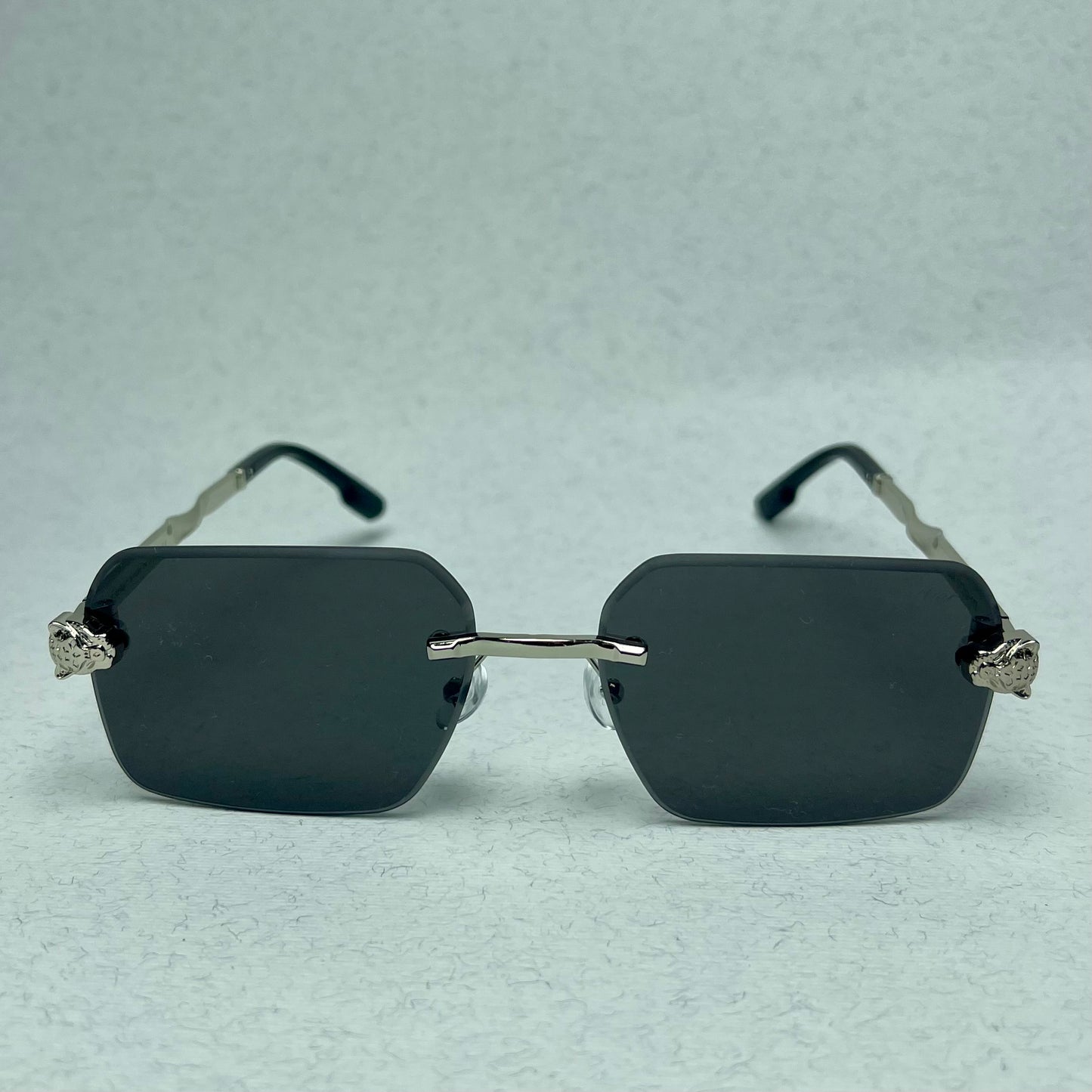 Cartier Eyewear Panther Black Silver