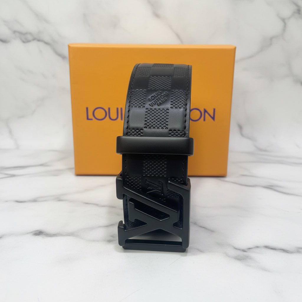 Louis Vuitton Belt Total Black 2