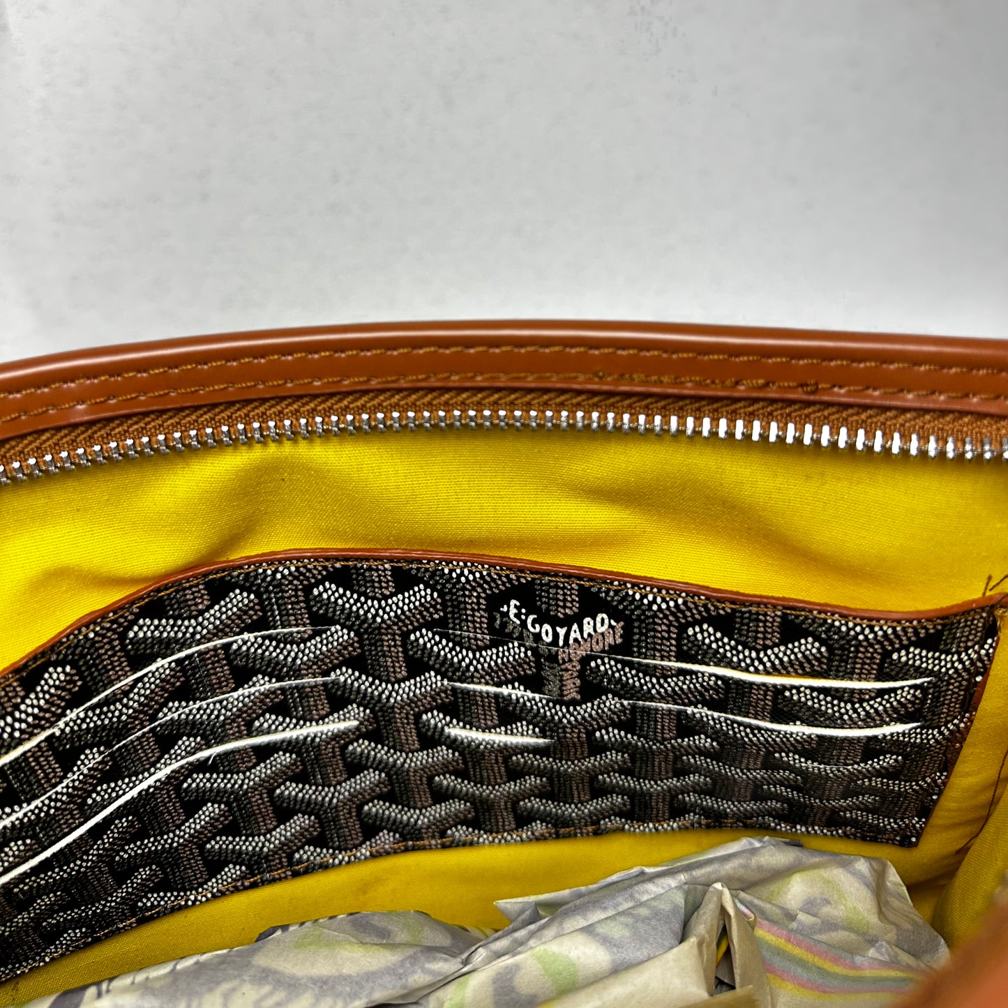 Goyard Envelope Black Brown