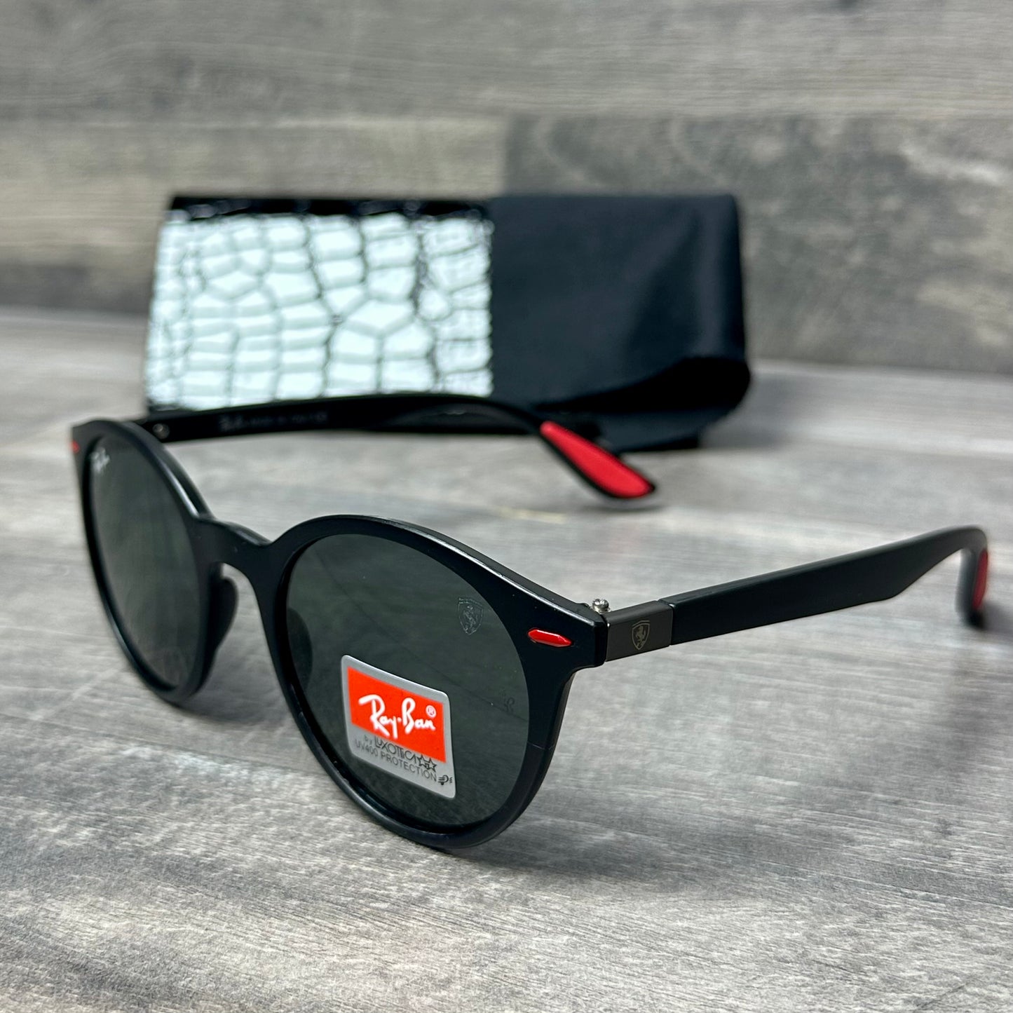 RayBan 024 - Black Red 2025