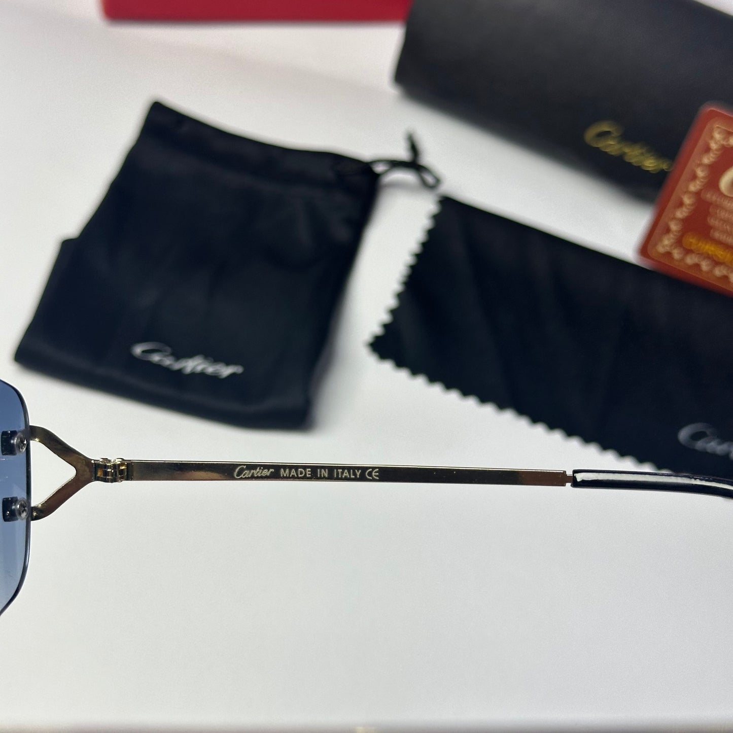 Cartier Rectangle SS26 Blue