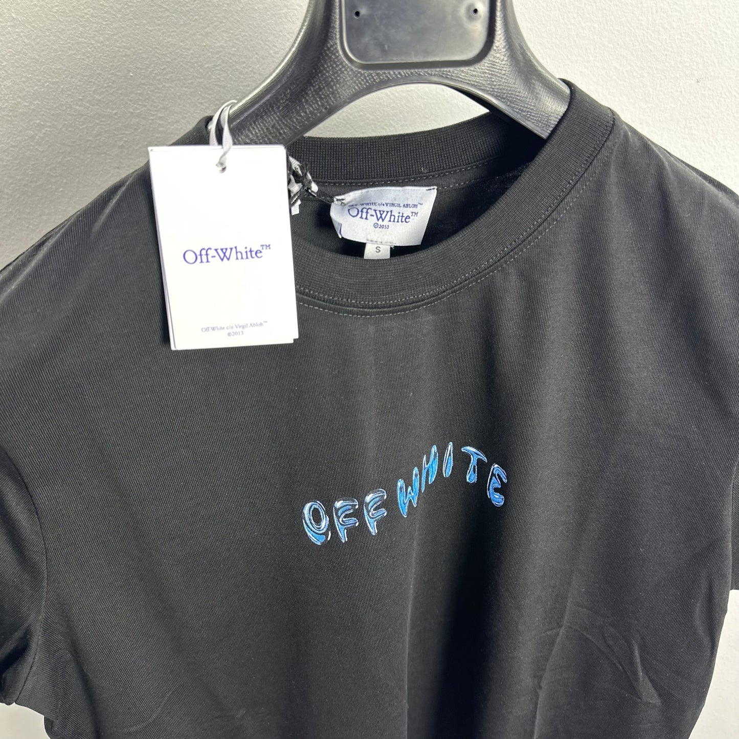 Off White Mickey Graphic T-Shirt Black