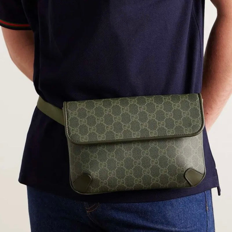 Gucci GG Monogram Small Belt Bag Green