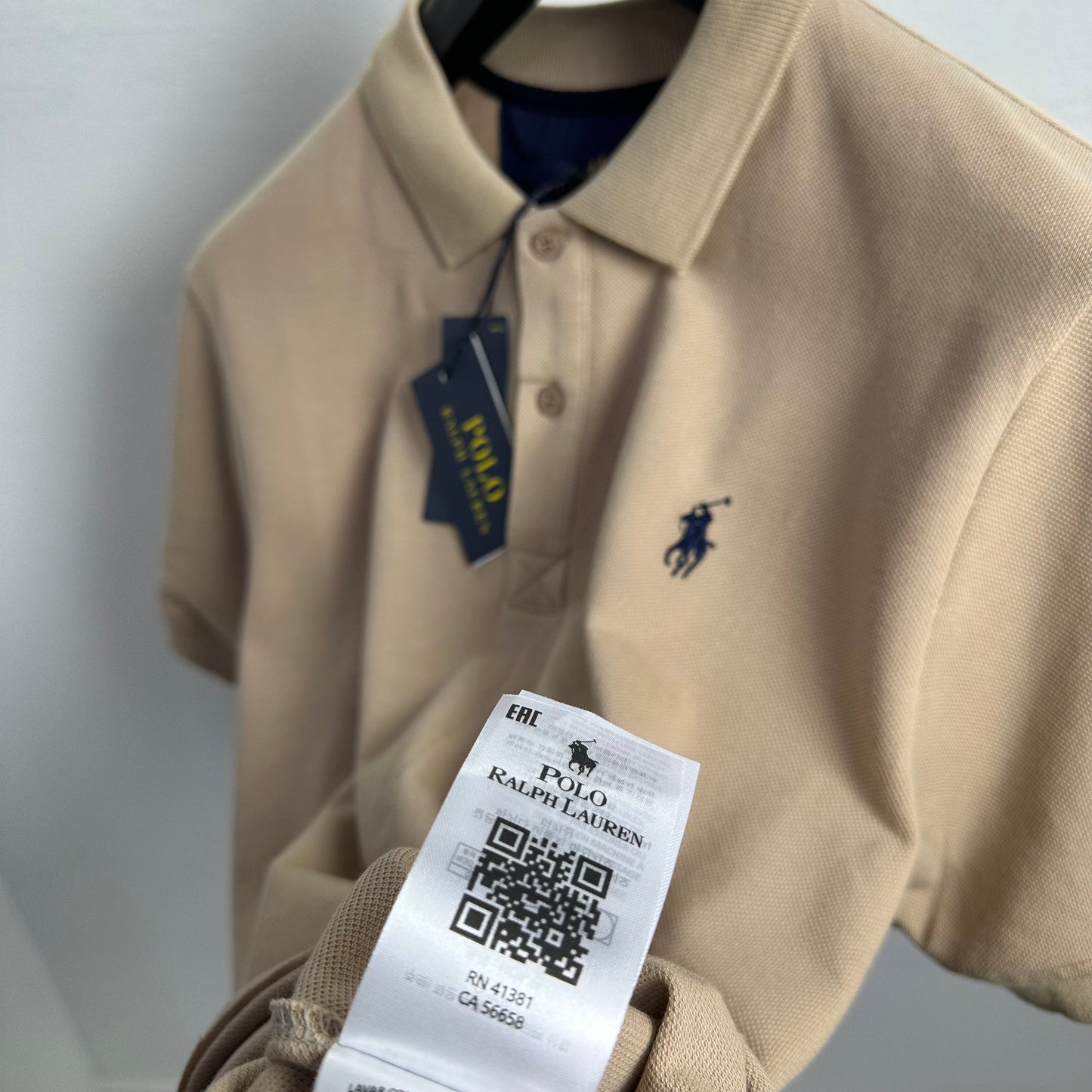 Polo T-Shirt Beige 2026
