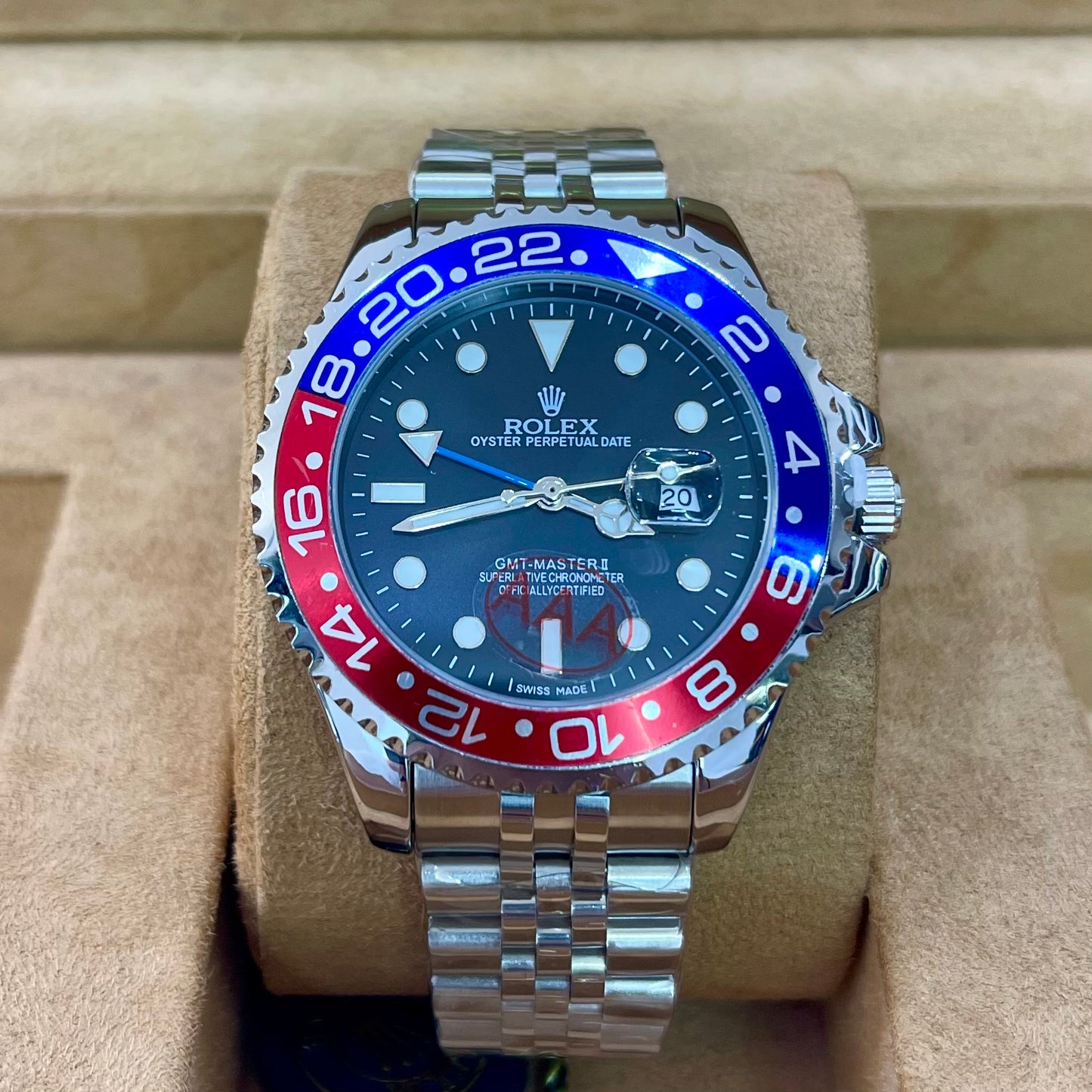 Rolex GMT Master II “ Pepsi “ Jubilee Bracelet