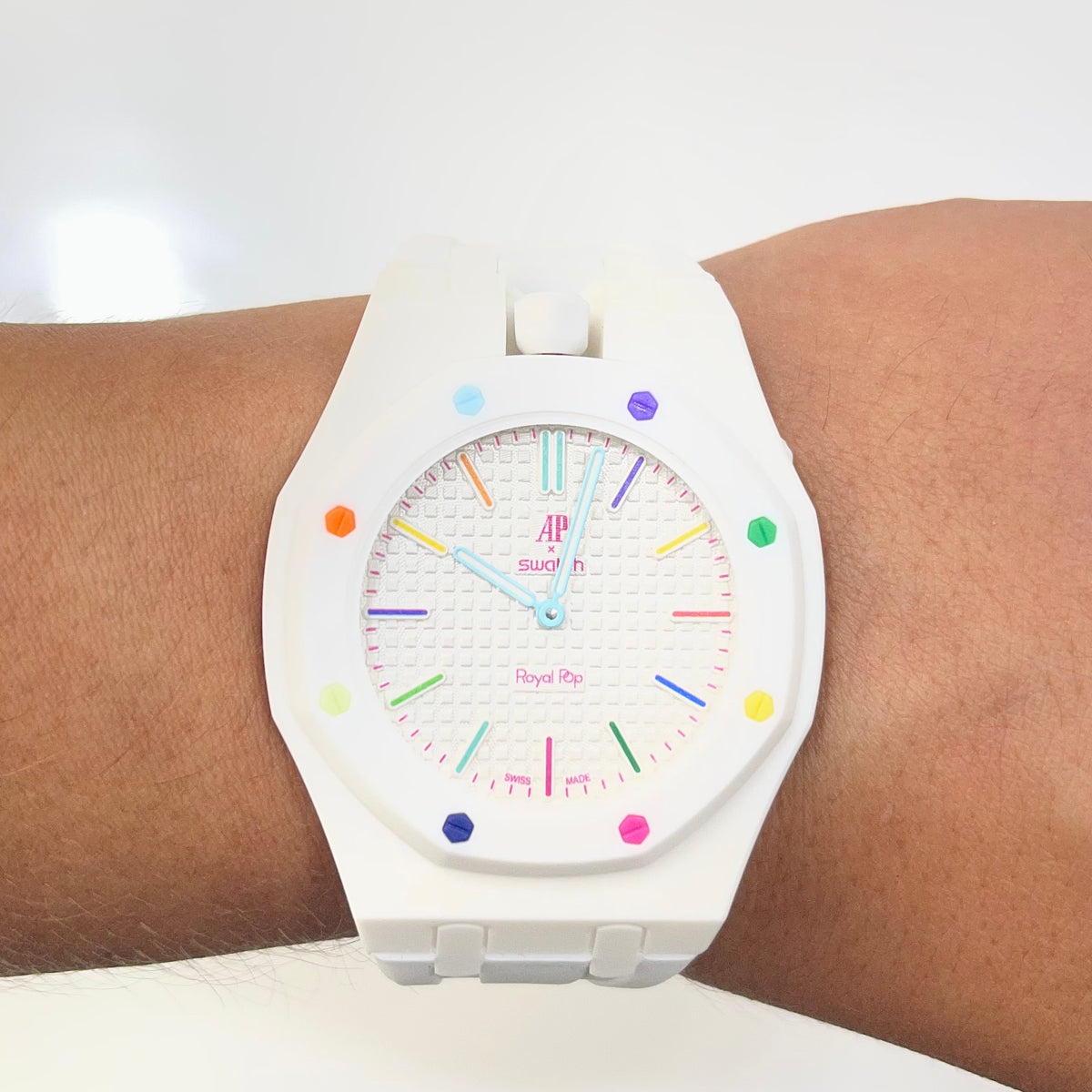 Audemars Piquet X Swatch Royal Pop “ Huit Blanc”