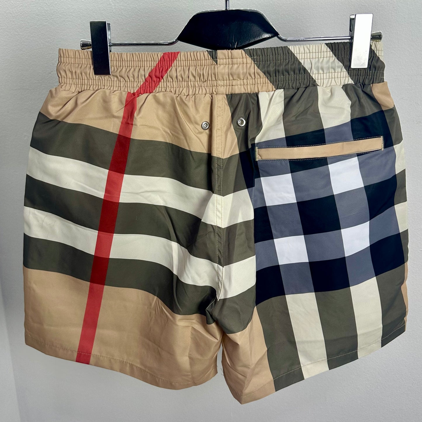 Burberry Check swim trunks 1