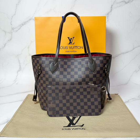 LV Neverfull Handbag Brown bags