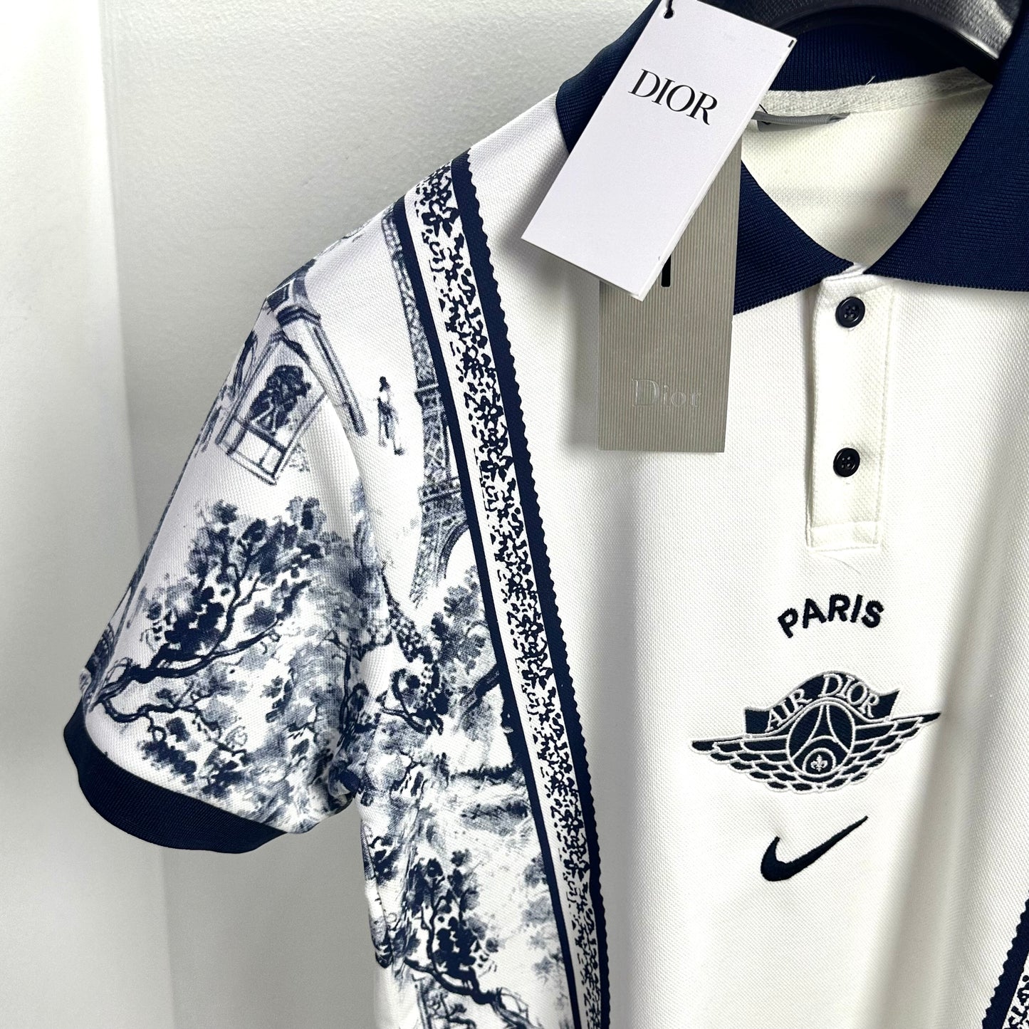 Dior X Air Jordan Paris White Navy Blue