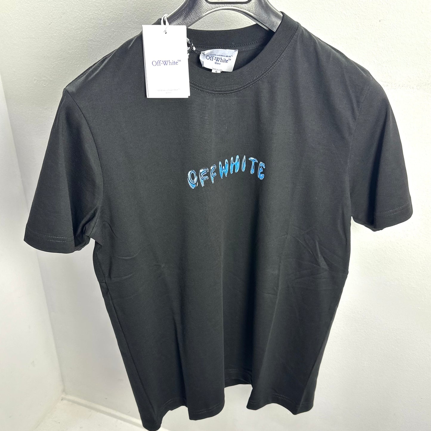 Off White Mickey Graphic T-Shirt Black