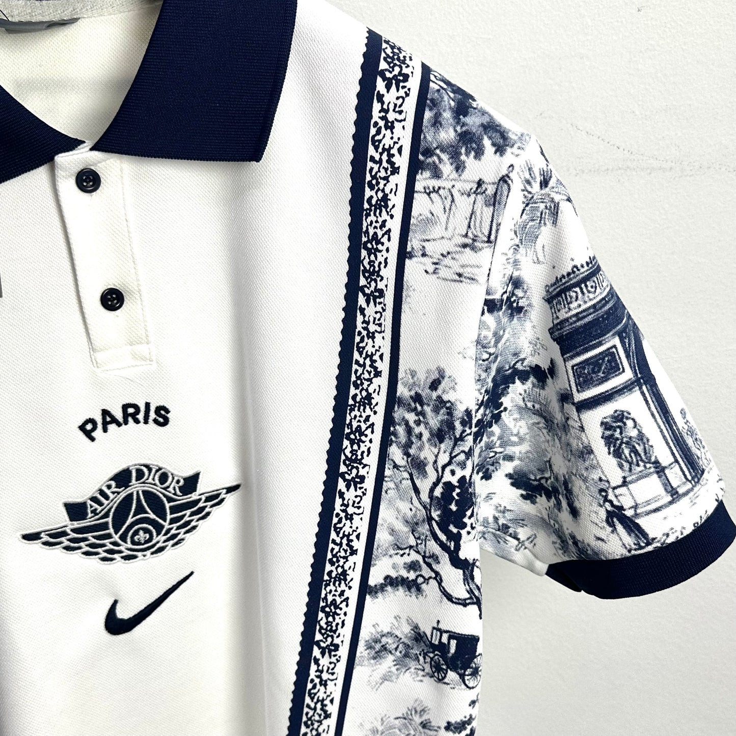Dior X Air Jordan Paris White Navy Blue
