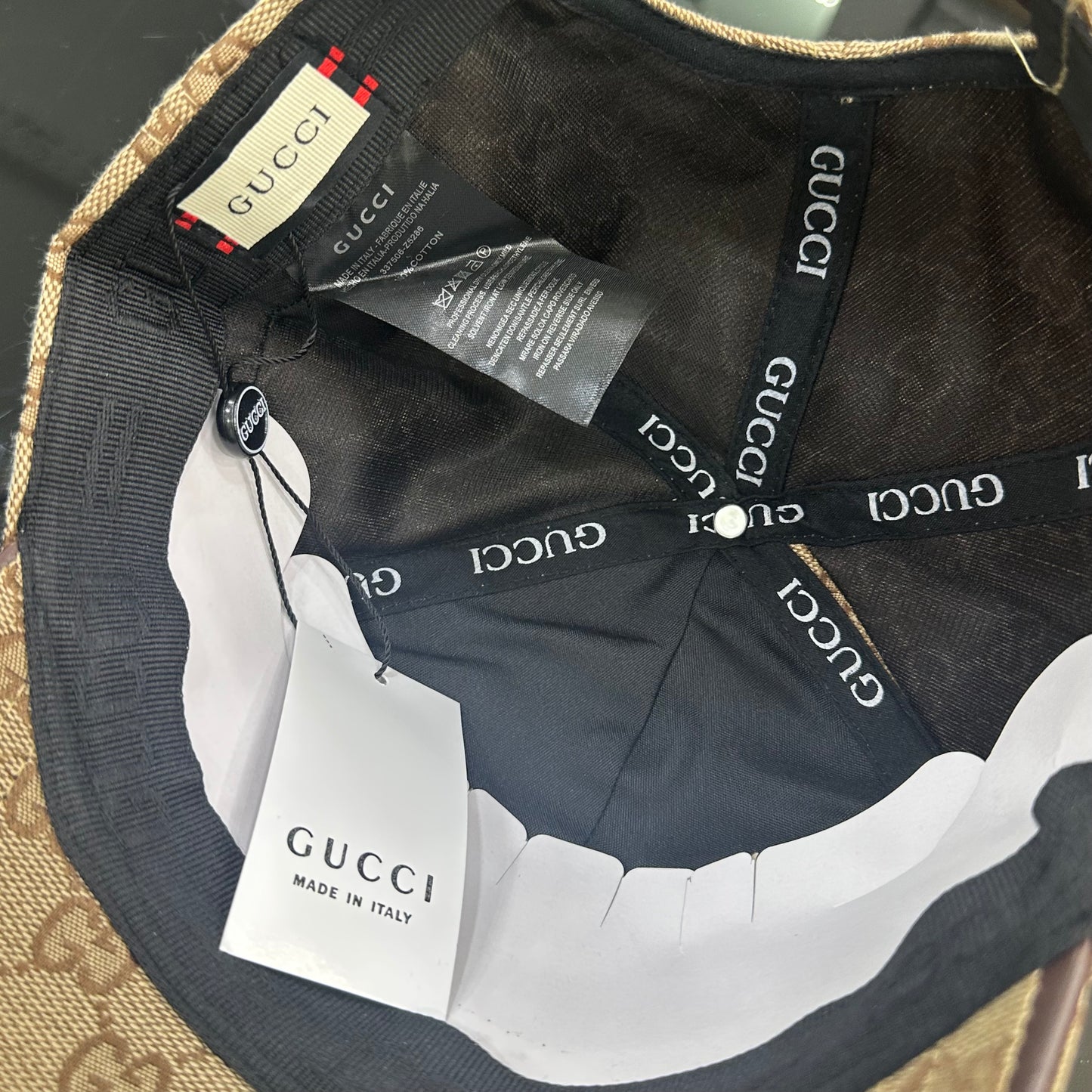 Gucci - GG Beige canvas