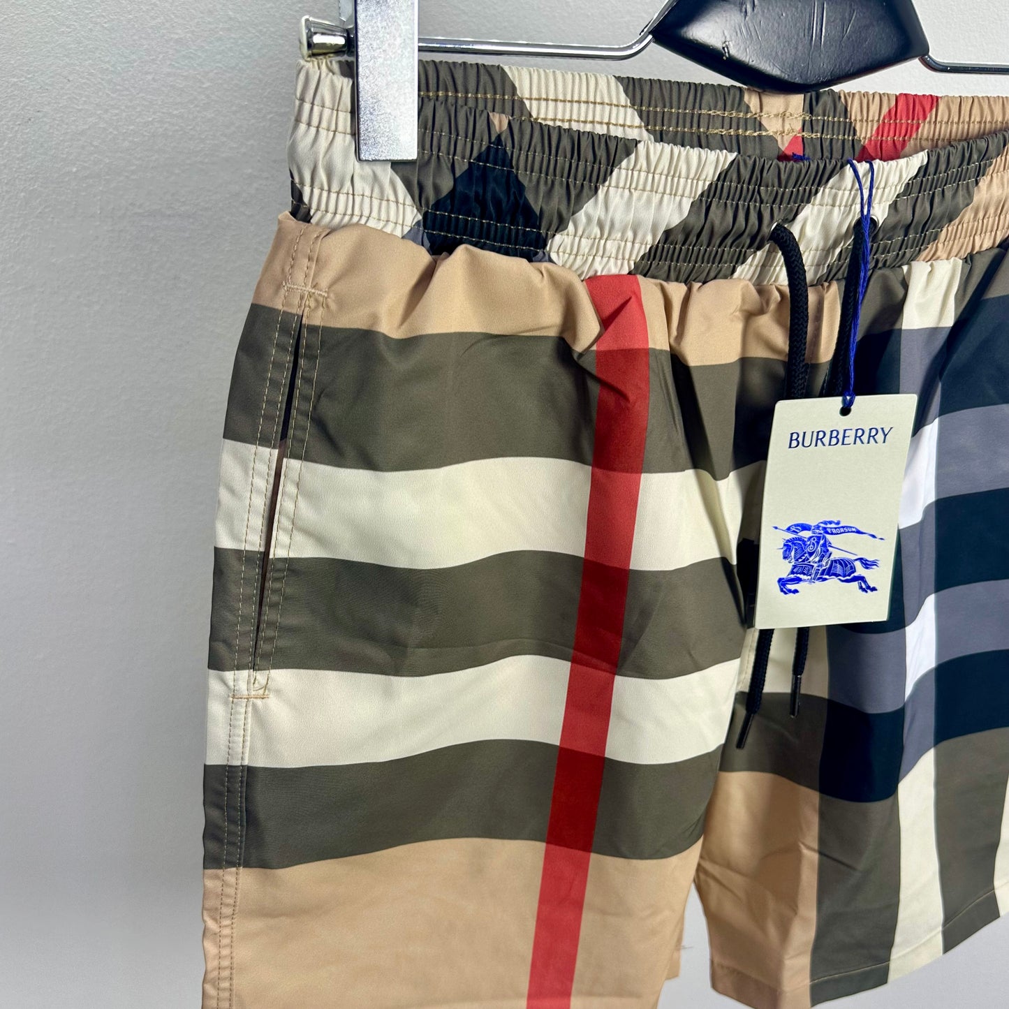 Burberry Check swim trunks 1