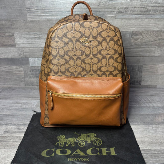 Coach Backpack Classic size Brown 2