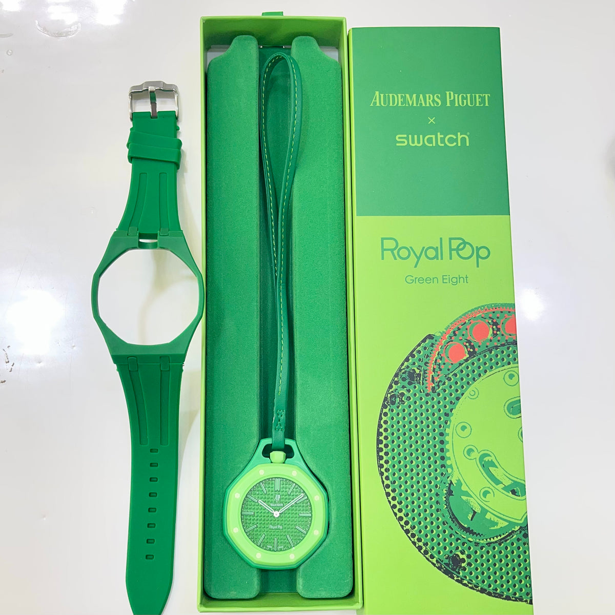 Audemars Piquet X Swatch Royal Pop “ Green Eight”