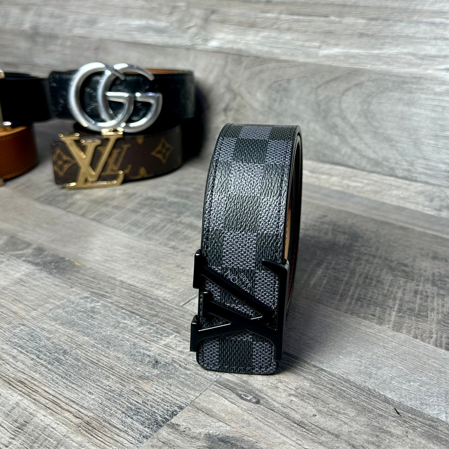 Louis Vuitton Belt Initiales 1 Black