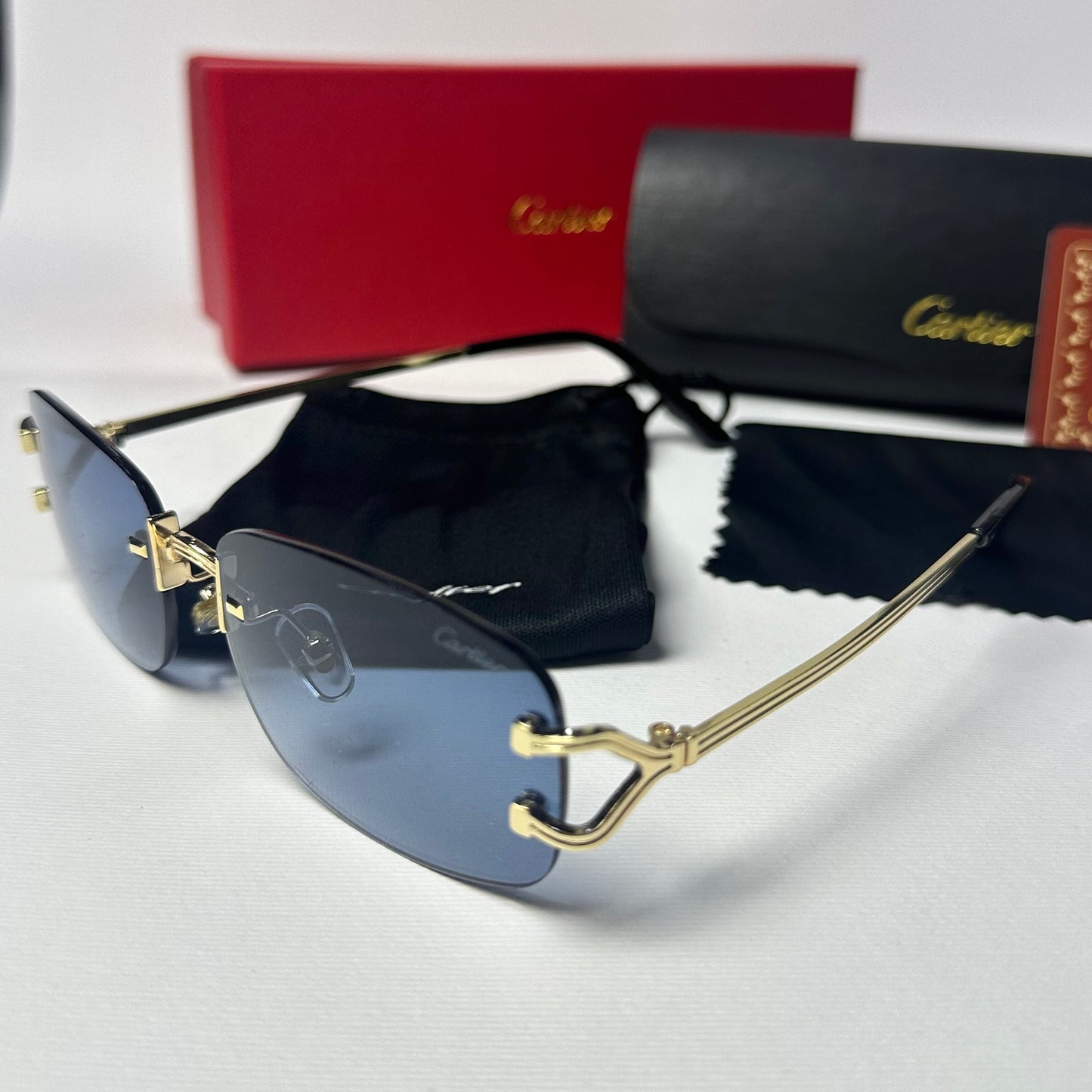 Cartier Rectangle SS26 Blue