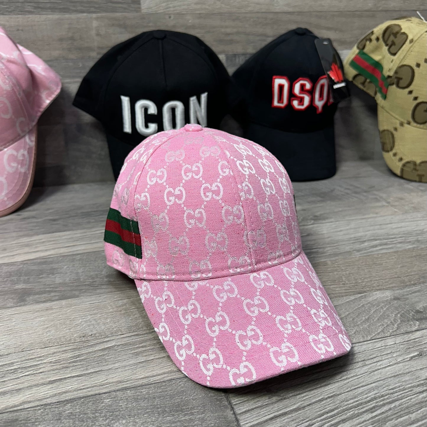 Gucci - GG Pink 2 canvas NO