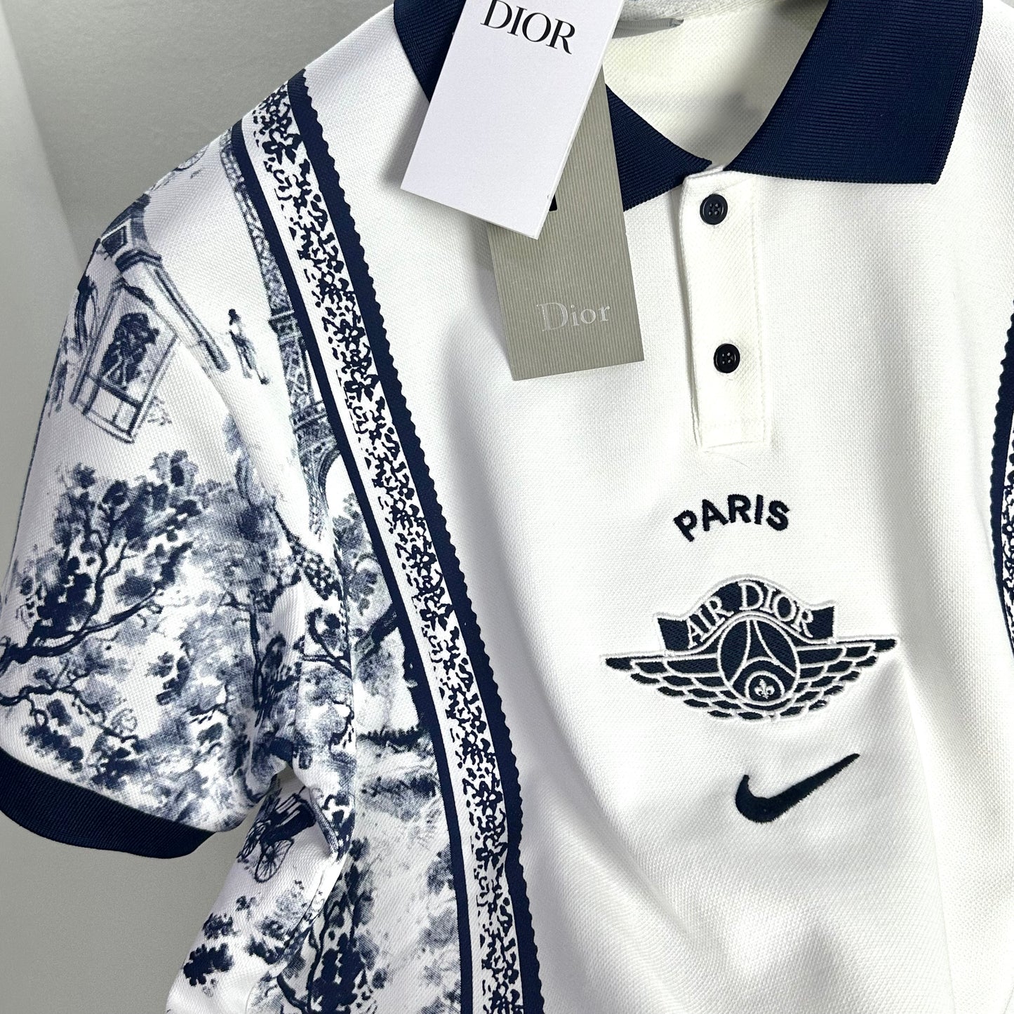 Dior X Air Jordan Paris White Navy Blue