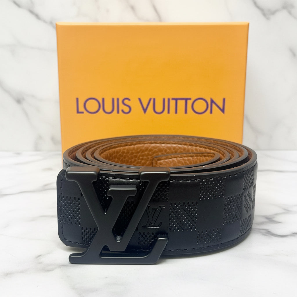 Louis Vuitton Belt Total Black 2