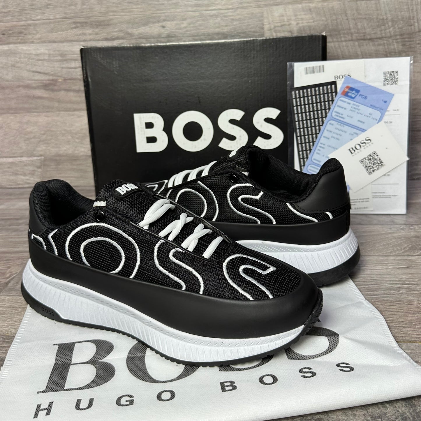 Boss Sneaker Black White 2026