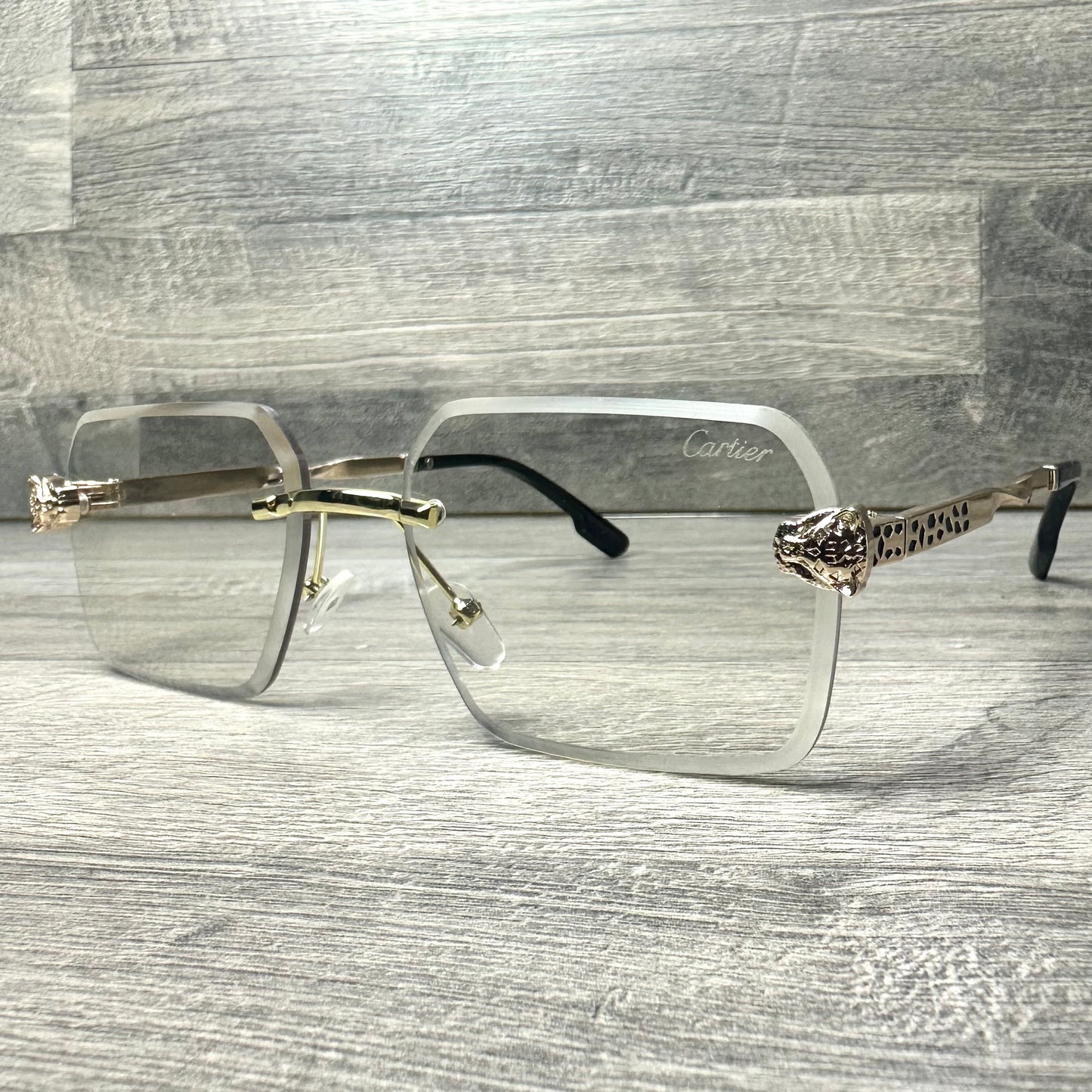 Cartier Eyewear Rectangle Frame Rimless