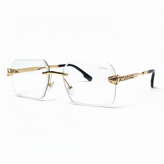 Cartier Eyewear Rectangle Frame Rimless