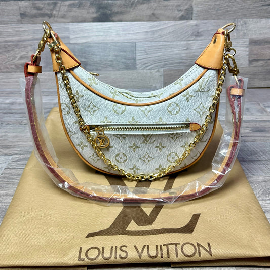 LV Canvas Loop White Classic