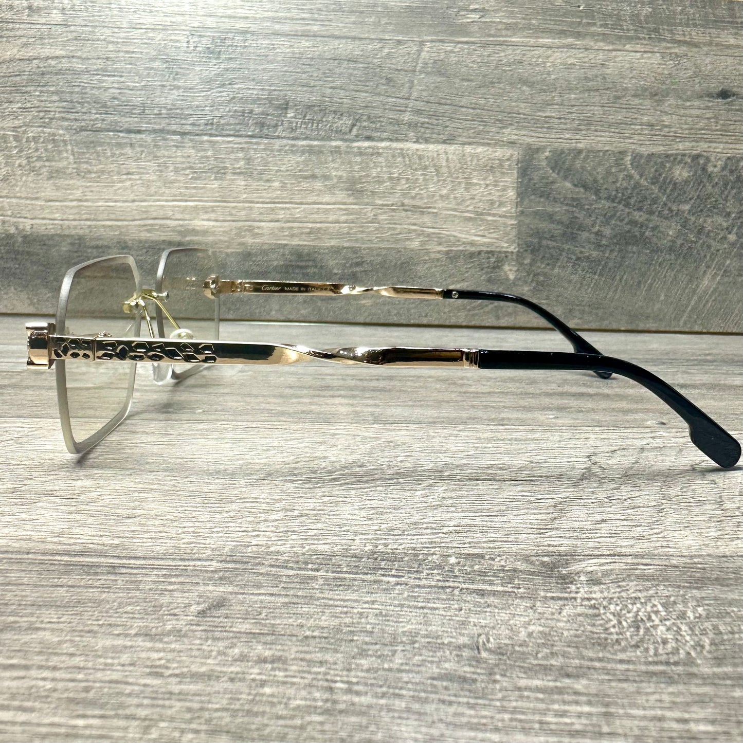 Cartier Eyewear Rectangle Frame Rimless